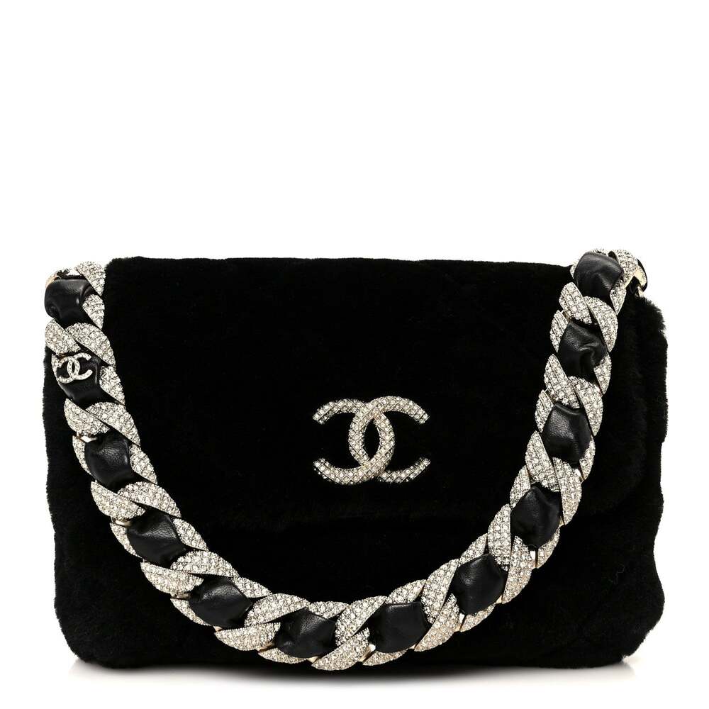 Chanel Shearling Lambskin Crystal #269962C55B